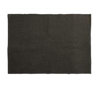 Tapis rectangulaire 170x240 cm pur coton collection MOOREA marron café