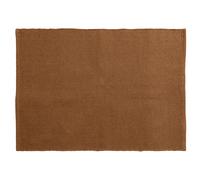Tapis rectangulaire 170x240 cm pur coton MOOREA marron terre cuite
