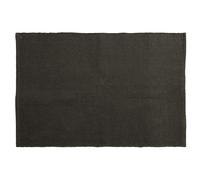 Tapis rectangulaire 60x90 cm pur coton collection MOOREA marron café
