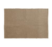 Tapis rectangulaire 60x90 cm pur coton collection MOOREA marron camel