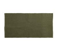 Tapis rectangulaire 70x140 cm pur coton collection MOOREA vert kaki