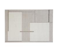 Tapis rectangulaire beige à motifs 150 x 220 cm IRENE