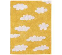 Tapis rectangulaire Clouds nuage jaune (120 x 160 cm)
