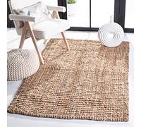 Tapis rectangulaire d'intérieur fibre naturelle , collection Fibre naturelle, NF447, en naturel, 122 X 183 cm pour le salon, la chambre ou tout autre espace intérieur par SAFAVIEH.