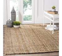 Tapis rectangulaire d'intérieur fibre naturelle , collection Fibre naturelle, NF447, en naturel, 152 X 244 cm pour le salon, la chambre ou tout autre espace intérieur par SAFAVIEH.