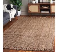 Tapis rectangulaire d'intérieur fibre naturelle , collection Fibre naturelle, NF467, en naturel, 152 X 244 cm pour le salon, la chambre ou tout autre espace intérieur par SAFAVIEH.