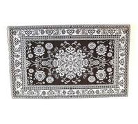 Tapis rectangulaire double face pour maison de poupées - Accessoire miniature