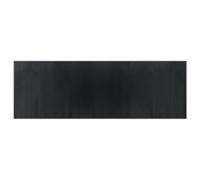 Tapis rectangulaire gris 100x300 cm bambou