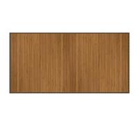 Tapis rectangulaire marron 100x200 cm bambou