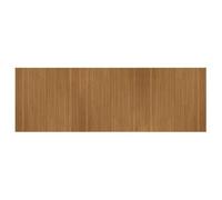 Tapis rectangulaire marron 100x300 cm bambou