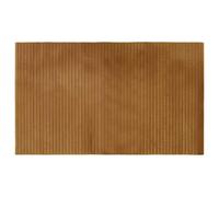 Tapis rectangulaire marron 60x100 cm bambou