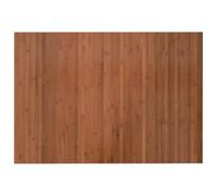 Tapis rectangulaire marron 70x100 cm bambou