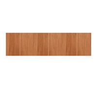 Tapis rectangulaire marron 80x300 cm bambou