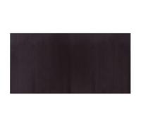 Tapis rectangulaire marron foncé 100x200 cm bambou