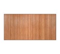 Tapis rectangulaire naturel 100x200 cm bambou