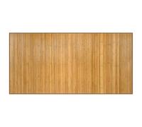 Tapis rectangulaire naturel 100x200 cm bambou