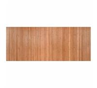 Tapis rectangulaire naturel 80x200 cm bambou