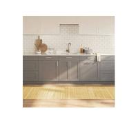 vidaXL Tapis rectangulaire Naturel clair 80x300 cm Bambou – Tapis de salon