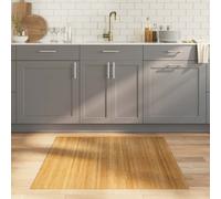 Tapis rectangulaire VidaXL Naturel 60x200 cm Bambou, Tapis de Salon Moderne pour Chambre à Coucher