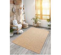 Tapis Rectangulaire - THE CARPET - Kansas - aspect jute Naturel - Résistant UV - 140x200 (5007)