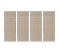 vidaXL Tapis rectangulaires Bambou naturel 4 pcs 120x180 cm 278745