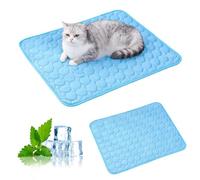 Tapis Refrigerant Chien, 2025 Tapis Rafraîchissant pour Chien, Pet Cooling Mat pour Chiens de Petite et Moyenne Taille ou Chats Reste Froid Plus Longtemps (#A, L)
