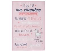 Tapis règles de la chambre Rose 60x90 - Home Deco Kids