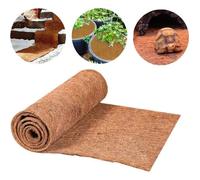 Tapis Reptile natte en Fibre de Coco, Tapis de reptile en fibre de coco pour tortue et terrarium, Naturel Substrat Terrarium pour To