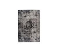 Tapis Rétro à Poils Courts "Vintage" Gris 140 x 200 cm Gris G