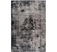 Tapis Rétro à Poils Courts "Vintage" Gris 140 x 200 cm Gris G