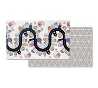 Tapis réversible - Village Multicolore
