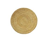 Tapis rond - 100% jute tressé - D. 200 cm - Naturel - JAIPUR