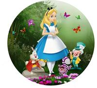 Tapis rond 100cm - Alice au pays des merveilles