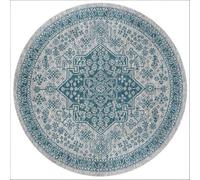 Tapis Rond 140 cm de Diamètre Gris Vert Confortable Tapis Salon Rond Antidérapant Lavable,Moquette décoratifs de Mode,pour Chambre ou Couloir, Doux et Chaleureux