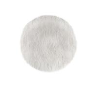 Atmosphera - Tapis Enfant Fausse Fourrure - Blanc D90 cm