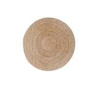 Tapis Rond Ø90cm en Fibre de Jute Naturel - THANE -