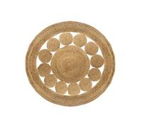 Atmosphera – Tapis ajouré « Esra » en jute Ø 120 cm