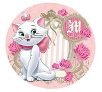 Tapis rond Aristocats 120cm - Kitty Marie