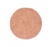 Tapis rond D120 spirale rose orangé Atmosphera - Rose Rose orangé
