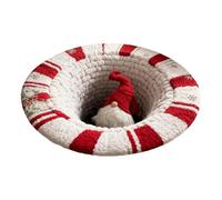 Tapis Rond De Noël 3D Antidérapant Avec Illusion D'optique, Paillasson D'illusion D'optique 3D De Noël, Décorations De Tapis Ronds Avec Motif, Ornement De Welcome Pour Salon Porche Intérieur Extérieur