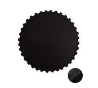 Tapis rond de rechange pour trampoline de 1,8 m à 4,9 m - Lit de saut en maille avec boucle à crochet et outil de traction à ressort - Parfait pour s'amuser en plein air en toute sécurité