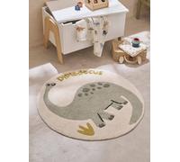 Tapis rond Dinosaure Minisaurus vert TU