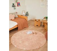 Tapis rond Dot rose TU