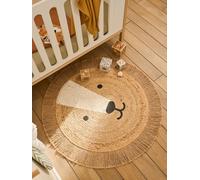 VERTBAUDET Tapis Rond en Jute Lion Beige doré TU