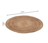 Tapis Rond en Jute Naturelle Ø120 cm