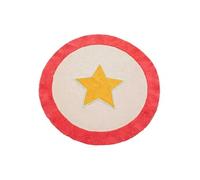 - Tapis Rond Enfant Circus 120cm Beige