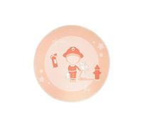 Tapis Rond Enfant Imprimé "Bambini" 160cm Orange