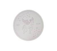 Tapis Rond Enfant Imprimé "Bambini III" 160cm Gris