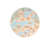 Tapis Rond Enfant Imprimé "Bambini IV" 160cm Multicolore