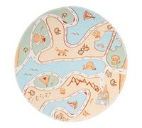 Tapis Rond Enfant Imprimé "Bambini IV" 160cm Multicolore